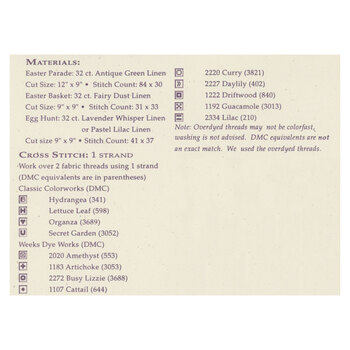 Bee Trifles Cross Stitch Pattern, Image