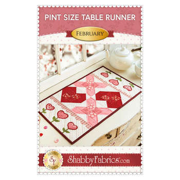 Pint Size Table Runner Series - February Pattern, Image