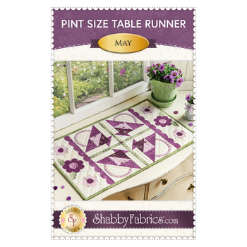 Pint Size Table Runner Series - May Pattern - PDF Download, Image