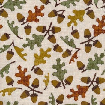 Autumn Harvest Flannel MASF9954-E by Bonnie Sullivan for Maywood Studio REM, Image