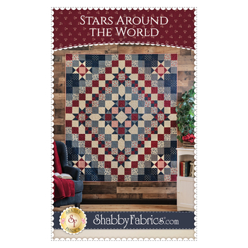 Stars Around The World Quilt Pattern - PDF Download, Image