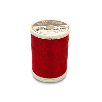 Sulky 30wt Cotton Thread #0169 Cabernet Red - 500yd, Image