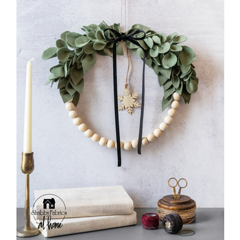  Vintage Winter Hoop Wreath Kit, Image