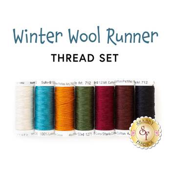 Winter Wool Runner - 7pc Thread Set, Image