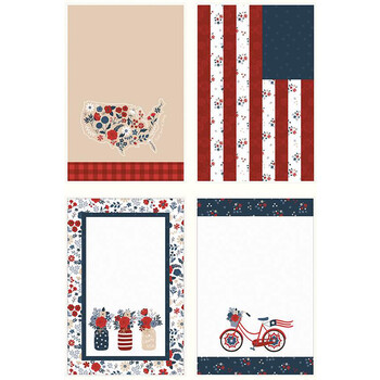 Red, White and True P13192 Panel by Dani Mogstad for Riley Blake Designs, Image