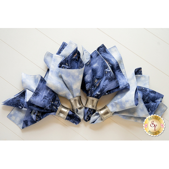  SAMPLE - Cloth Napkins - Blizzard Blues, Image