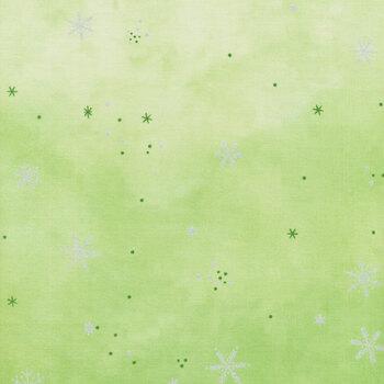 Ombre Flurries Metallic 10874-210MS Mint by V and Co. for Moda Fabrics, Image