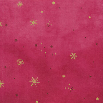 Ombre Flurries Metallic 10874-317MG Burgundy by V and Co. for Moda Fabrics, Image