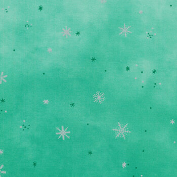 Ombre Flurries Metallic 10874-31MS Teal by V and Co. for Moda Fabrics, Image