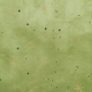 Ombre Flurries Metallic 10874-324MG Evergreen by V and Co. for Moda Fabrics, Image