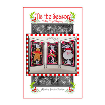 'Tis the Season Table Top Display - Machine Embroidery Pattern, Image