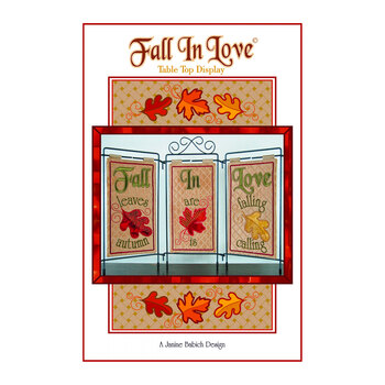 Fall In Love Table Top Display - Machine Embroidery CD, Image