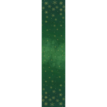 Ombre Flurries Metallic 10874-431MG Christmas Green by V and Co. for Moda Fabrics, Image