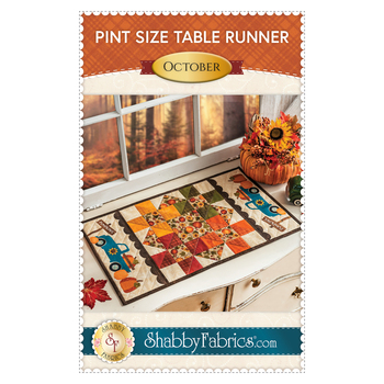 Pint Size Table Runner Series - October Pattern, Image