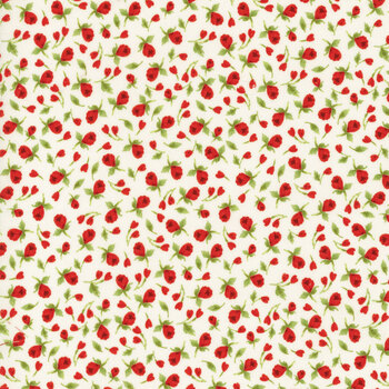 Vintage Rose ROSE-CD2207 CREAM by Timeless Treasures Fabrics, Image