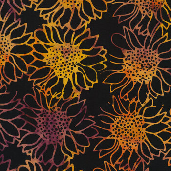 Bonfire Batiks 4364-12 Coal by Moda Fabrics, Image