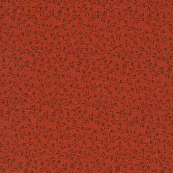 Floret Basic C675-WAGONRED by Gerri Robinson for Riley Blake Designs, Image