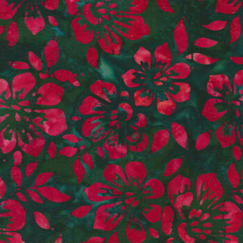 Floral Paradise 22207-48 Jungle by Artisan Batiks for Robert Kaufman Fabrics, Image