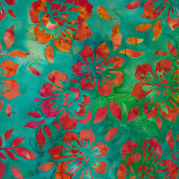 Floral Paradise 22207-197 Tropical by Artisan Batiks for Robert Kaufman Fabrics, Image