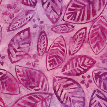 Floral Paradise 22208-109 Magenta by Artisan Batiks for Robert Kaufman Fabrics, Image