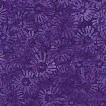 Floral Paradise 22209-18 Grape by Artisan Batiks for Robert Kaufman Fabrics, Image