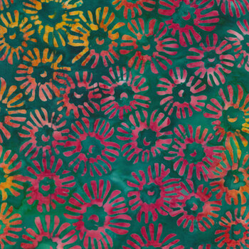 Floral Paradise 22209-197 Tropical by Artisan Batiks for Robert Kaufman Fabrics, Image