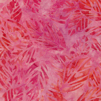 Floral Paradise 22210-108 Fuschia by Artisan Batiks for Robert Kaufman Fabrics, Image