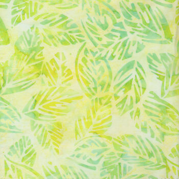 Floral Paradise 22210-137 Lemon by Artisan Batiks for Robert Kaufman Fabrics, Image