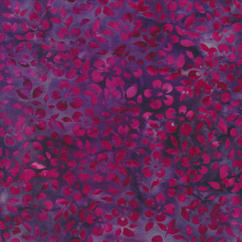 Floral Paradise 22211-22 Violet by Artisan Batiks for Robert Kaufman Fabrics, Image