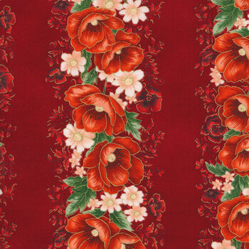 Poppy Hill 21857-91 Crimson by Robert Kaufman Fabrics, Image