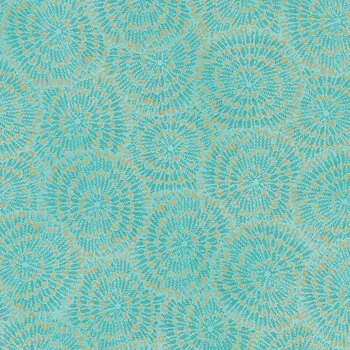 Joli Bijou 21828-70 AQUA by Robert Kaufman Fabrics, Image