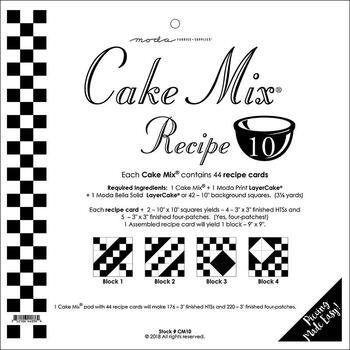 Cake Mix Recipe 10 - 44ct, Image