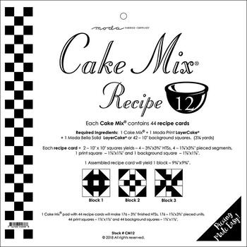 Cake Mix Recipe 12 - 44ct, Image