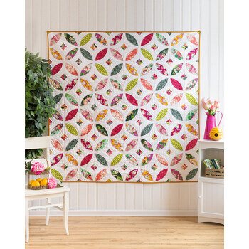 SAMPLE - Orange Blossom Throw Quilt - Local Honey