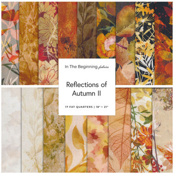 Reflections of Autumn II  17 FQ Set by Jason Yenter for In The Beginning Fabrics, Image