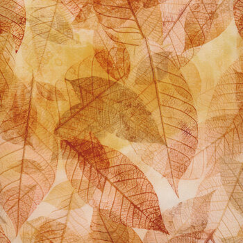 Reflections of Autumn II 30RA-1 Leaves by Jason Yenter for In The Beginning Fabrics, Image