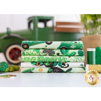 Shamrocked!  5 FQ Set by Silas M. Studio for Blank Quilting Corporation, Image