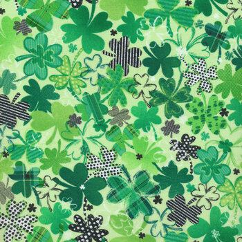 Shamrocked! 2497-60 Lt. Green by Silas M. Studio for Blank Quilting Corporation, Image