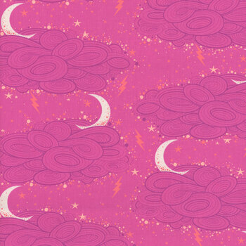 Nightshade (Deja Vu) PWTP208 Oleander Storm Clouds by Tula Pink for FreeSpirit Fabrics, Image