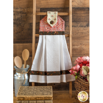 SAMPLE - Hanging Towel - Chocolate Covered Cherries, Image