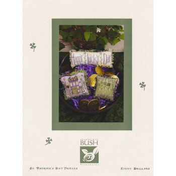 St. Patrick's Day Trifles Cross Stitch Pattern, Image