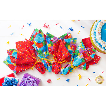  Cloth Napkins Kit - Party Time! - Makes 4, Image