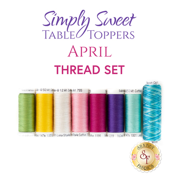  Simply Sweet Table Toppers - April - 8pc Thread Set, Image