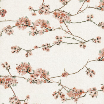 Botanist BTA21456 Blossoming Daphne by Katarina Roccella for Art Gallery Fabrics, Image