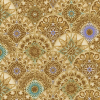 Jaikumari 21741-133 GOLD by Studio RK for Robert Kaufman Fabrics