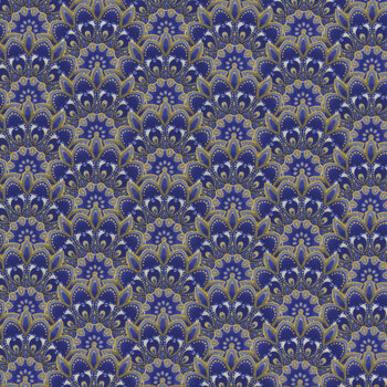 Jaikumari 21744-72 COBALT by Studio RK for Robert Kaufman Fabrics, Image