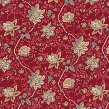 Chateau de Chantilly 13944-14 Rouge by French General for Moda Fabrics, Image