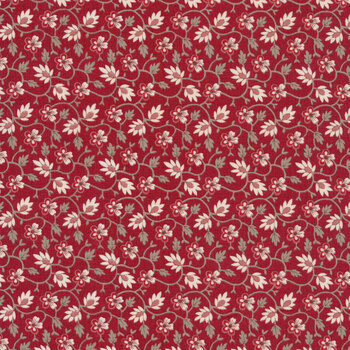 Chateau de Chantilly 13945-14 Rouge by French General for Moda Fabrics, Image