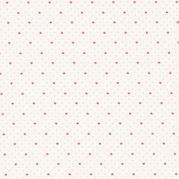 Lighthearted 55298-11 Cream Red by Camille Roskelley for Moda Fabrics REM, Image