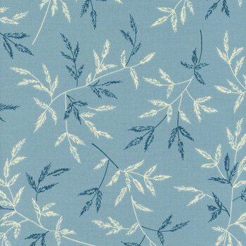 Cocoa Blue A727-B by Laundry Basket Quilts for Andover Fabrics, Image